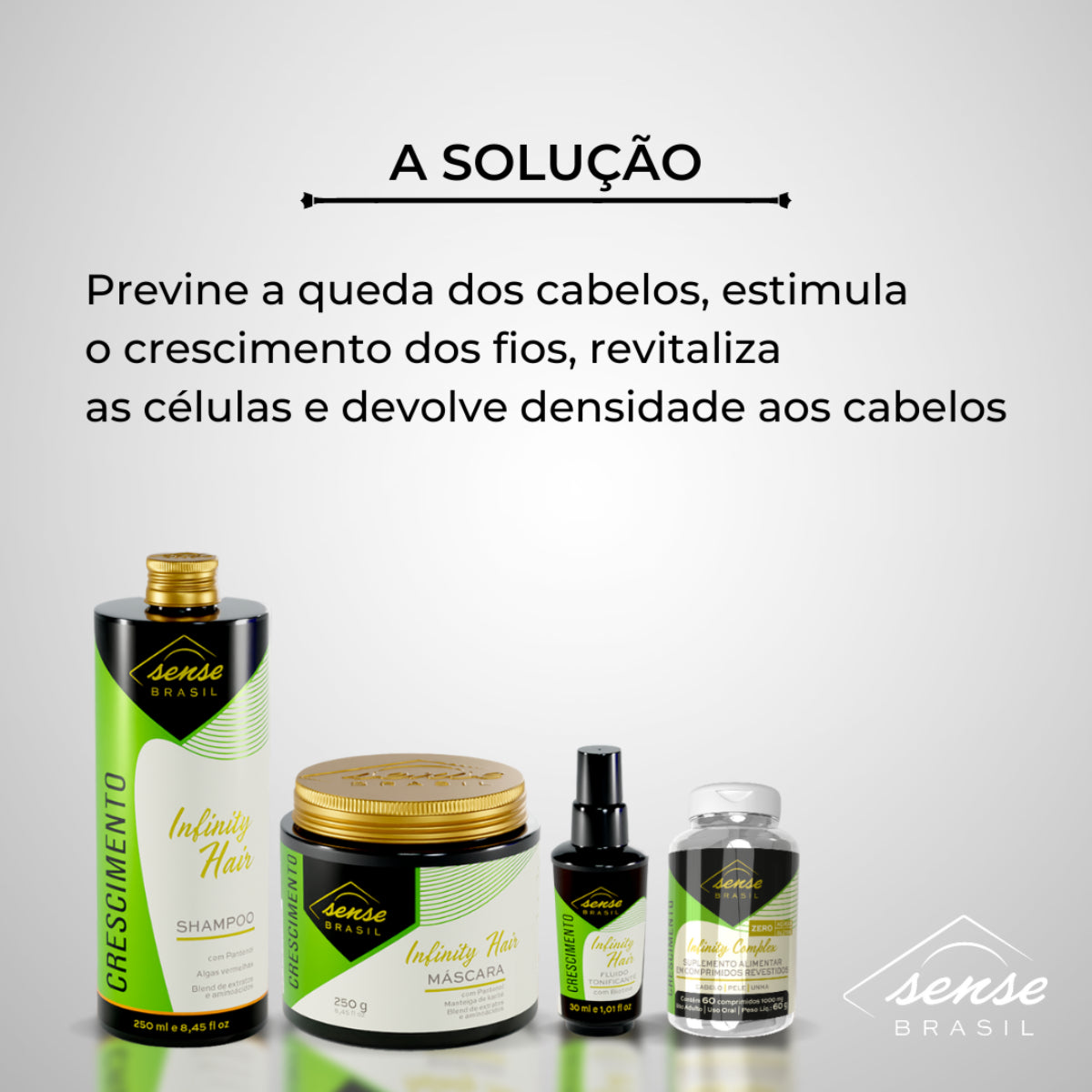Kit Crescimento Infinity Hair Completo 250g