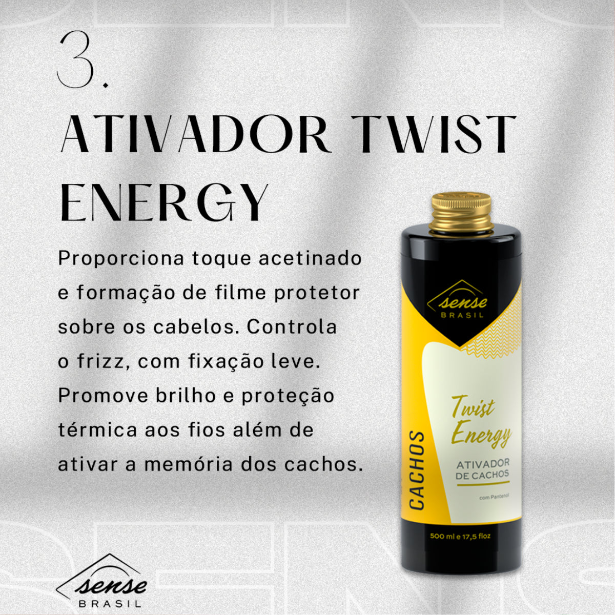 Ativador de Cachos Twist Energy 500g