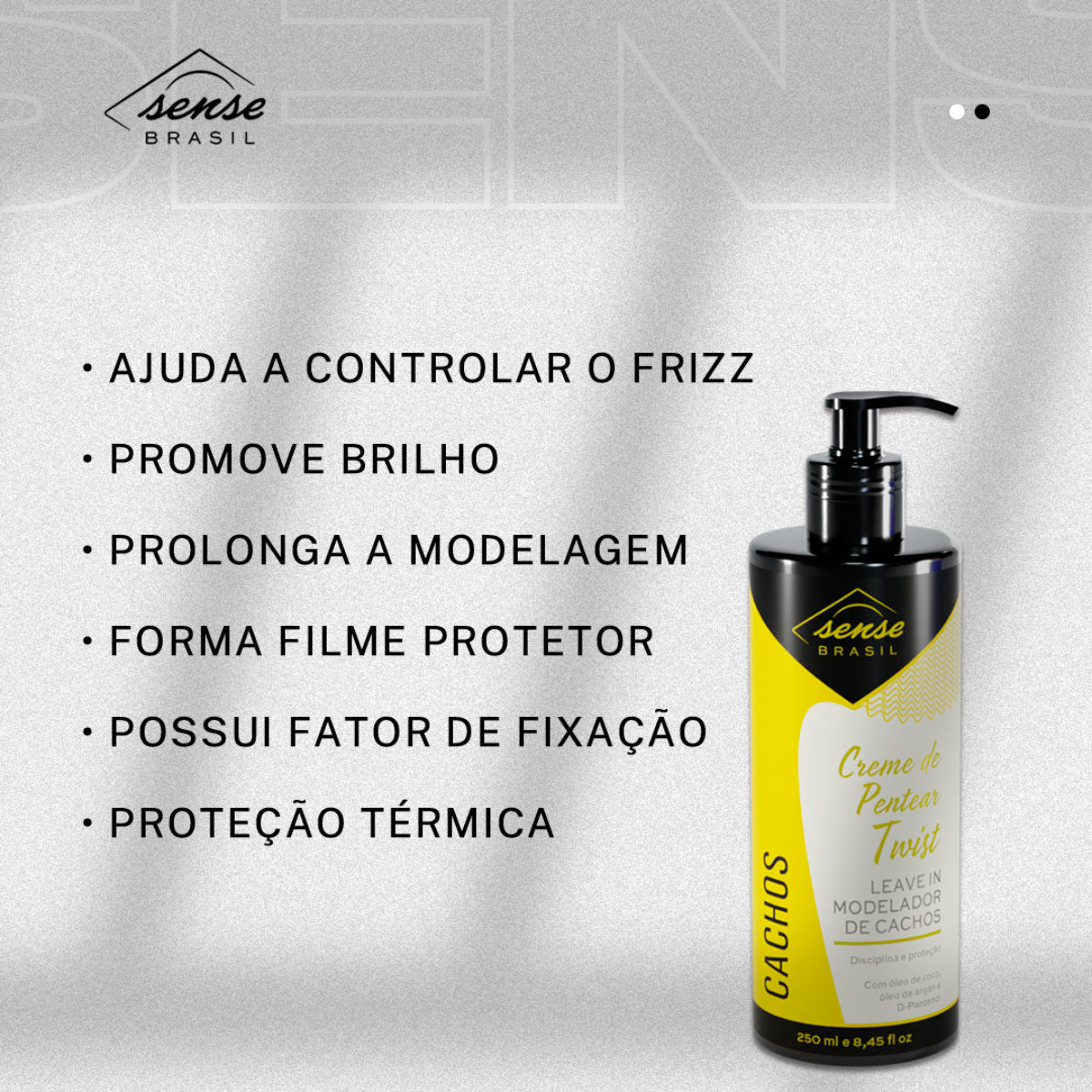 Creme de Pentear Twist Energy para Cachos 250g