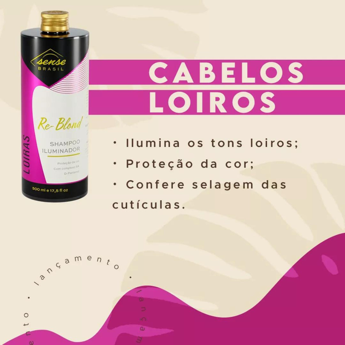 Shampoo Iluminador Re-blond Loiros 500ml