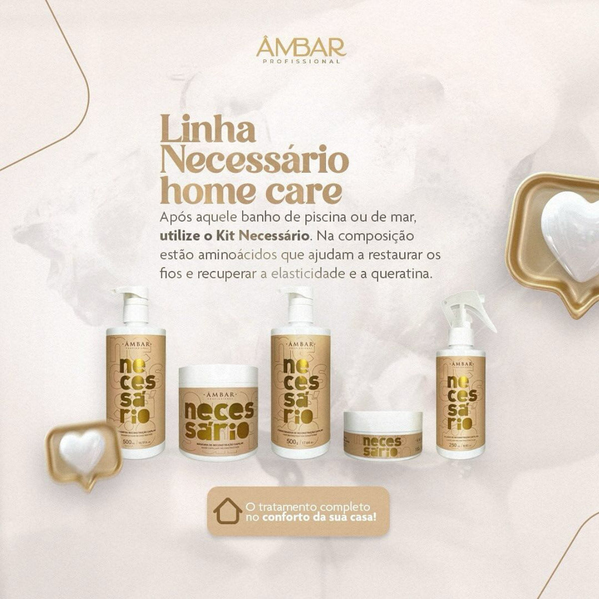 Shampoo Necessário - Âmbar Profissional 500ml