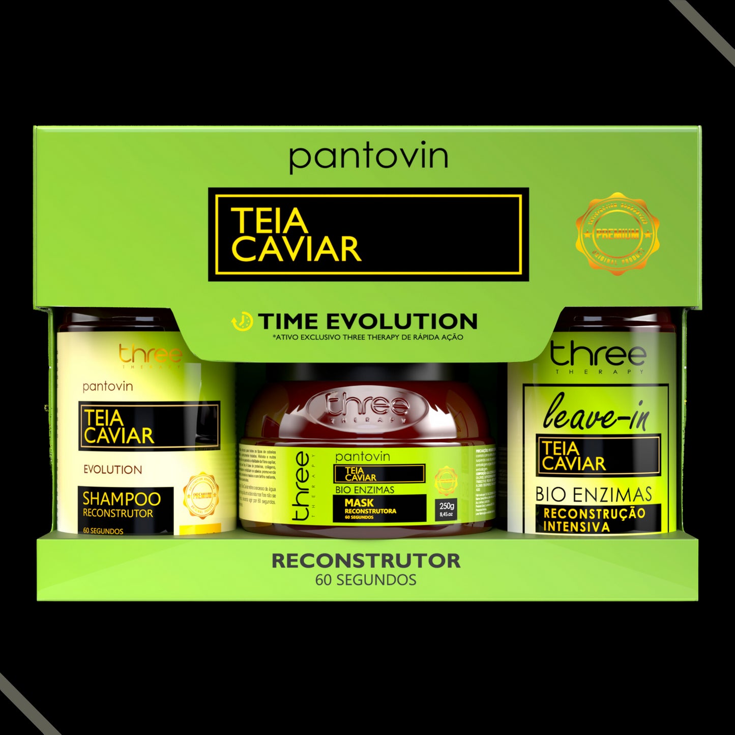 Teia Caviar Evolution kit Reconstrutor 60s 250ml