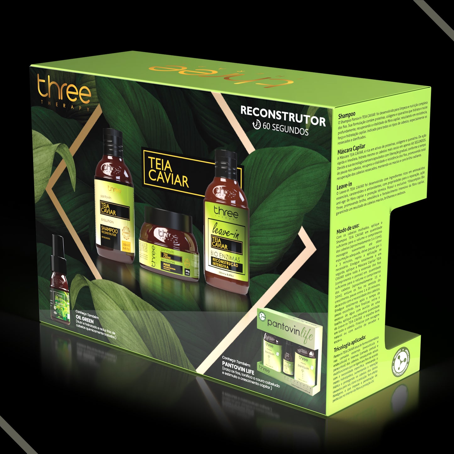 Teia Caviar Evolution kit Reconstrutor 60s 250ml