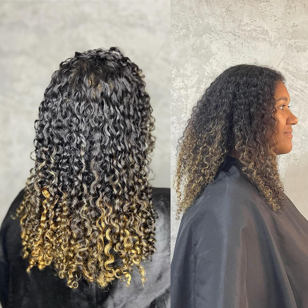 Kit Cachos e Cachos Ambar Profissional Shampoo, Máscara, Ativador e Gelatina