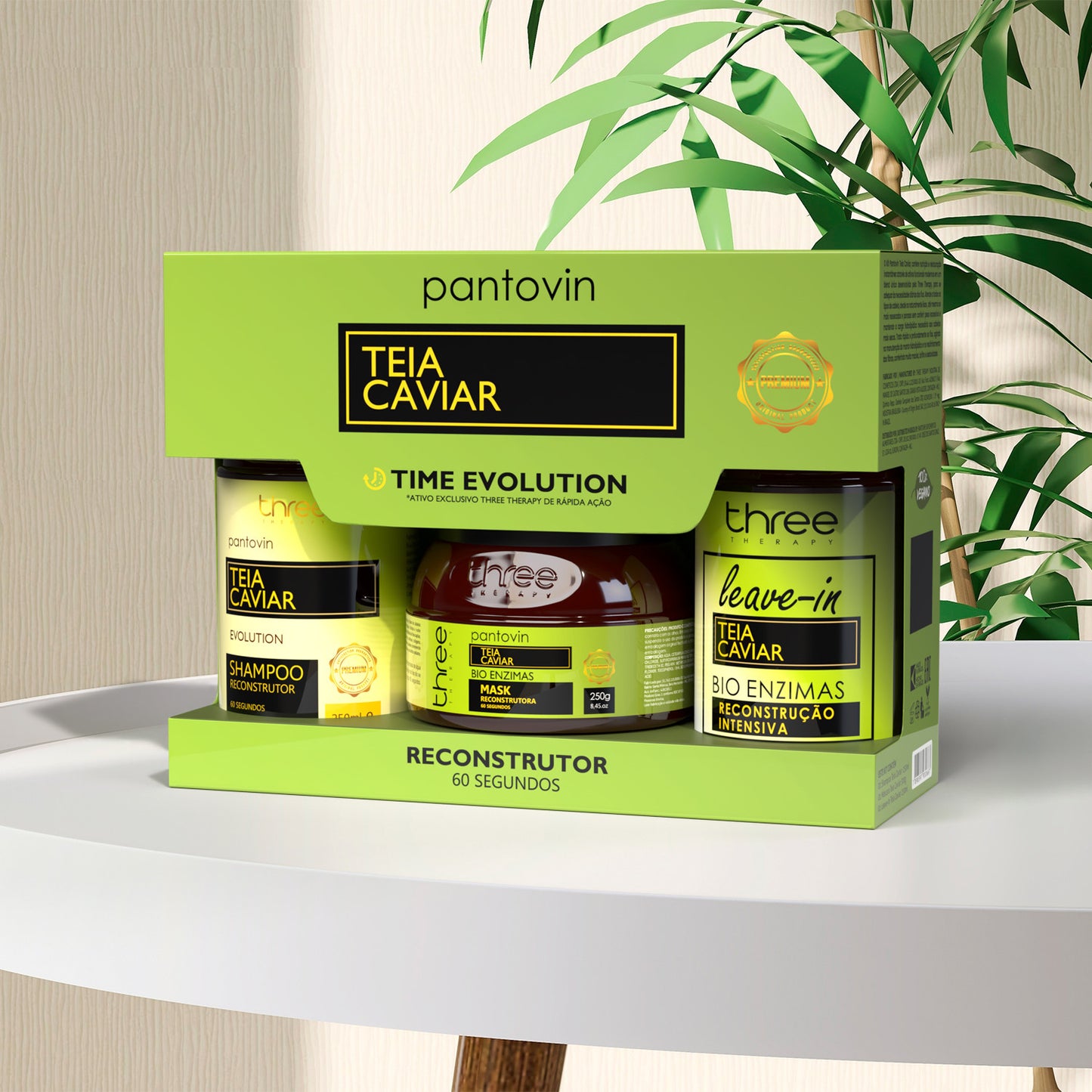 Teia Caviar Evolution kit Reconstrutor 60s 250ml
