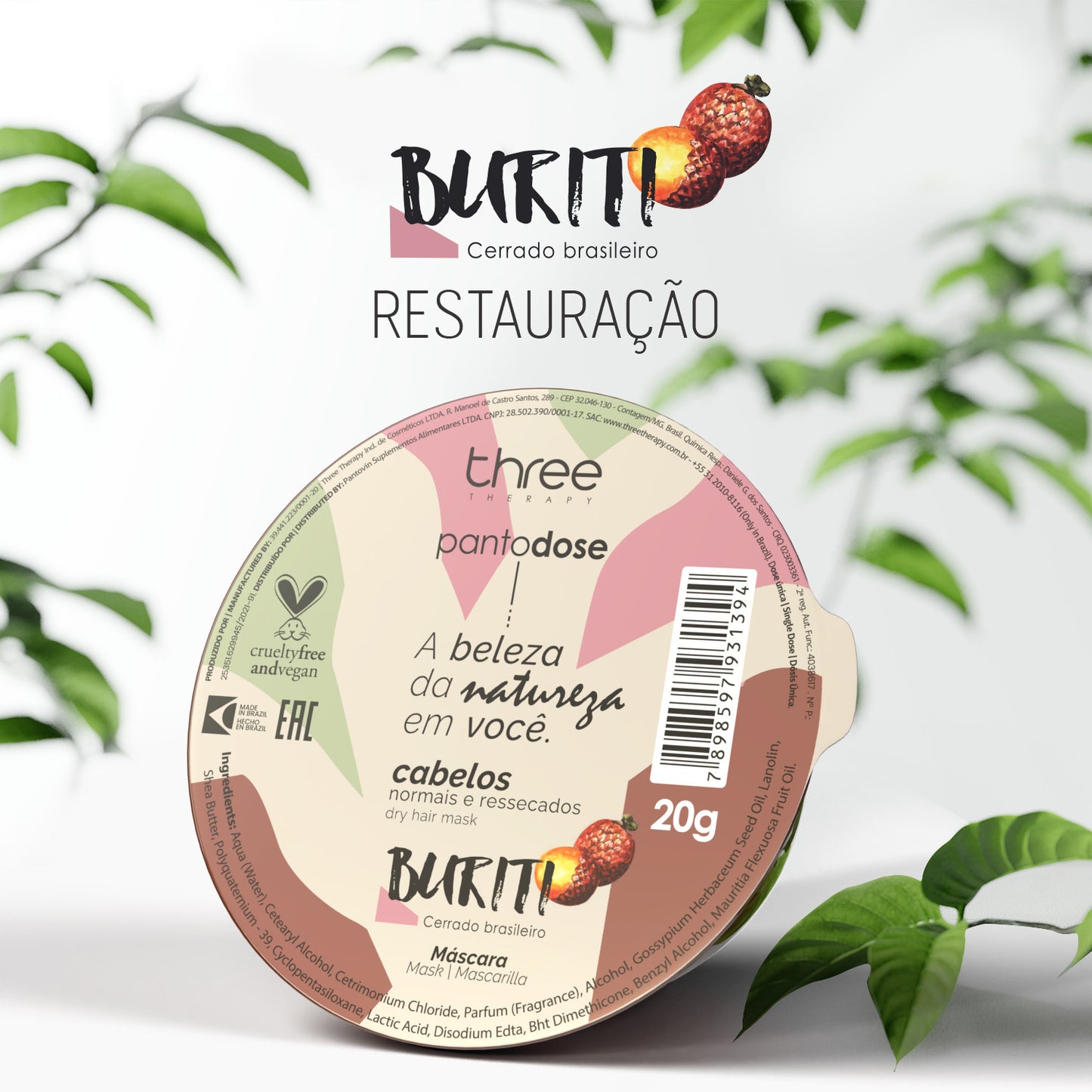 Pantodose Restauração com Buriti 20g 1 Unidades