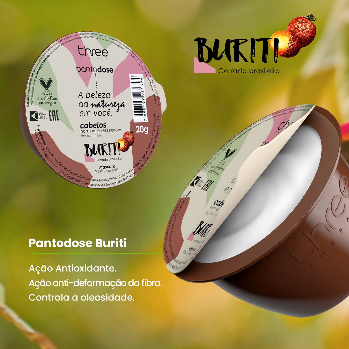 Pantodose Restauração com Buriti 20g 1 Unidades