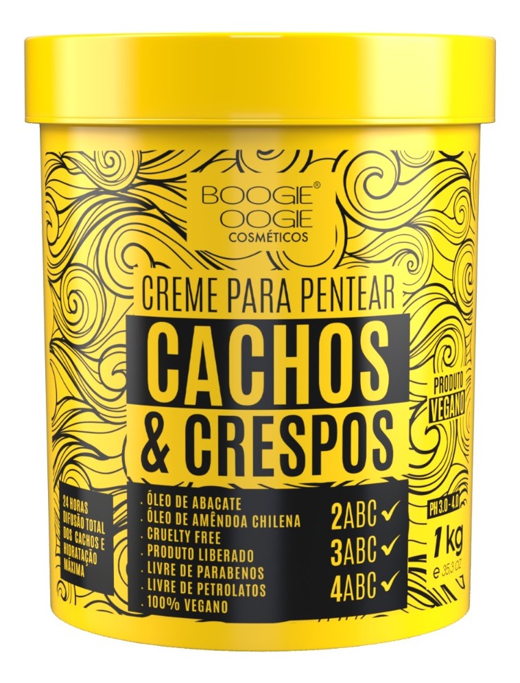 Creme para pentear Vegano Cachos & Crespos