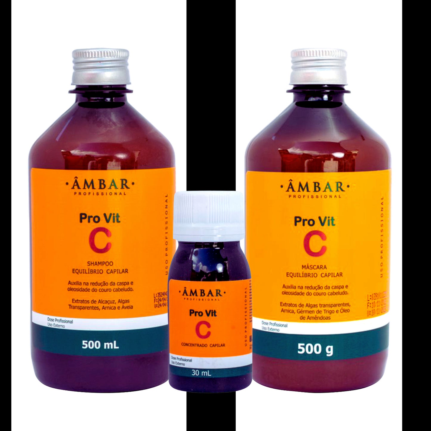 Kit Pro Vit C Âmbar Equilíbrio Capilar