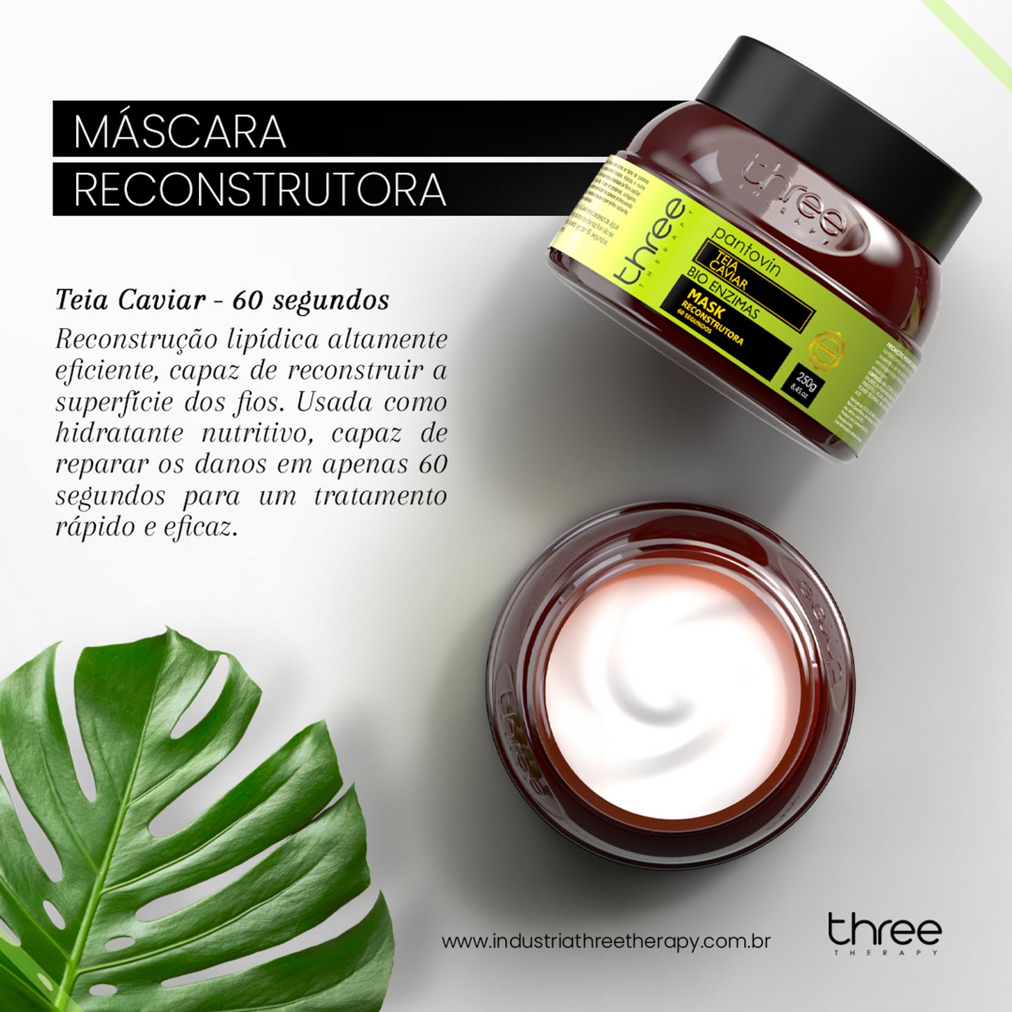 Teia Caviar Evolution kit Reconstrutor 60s 250ml