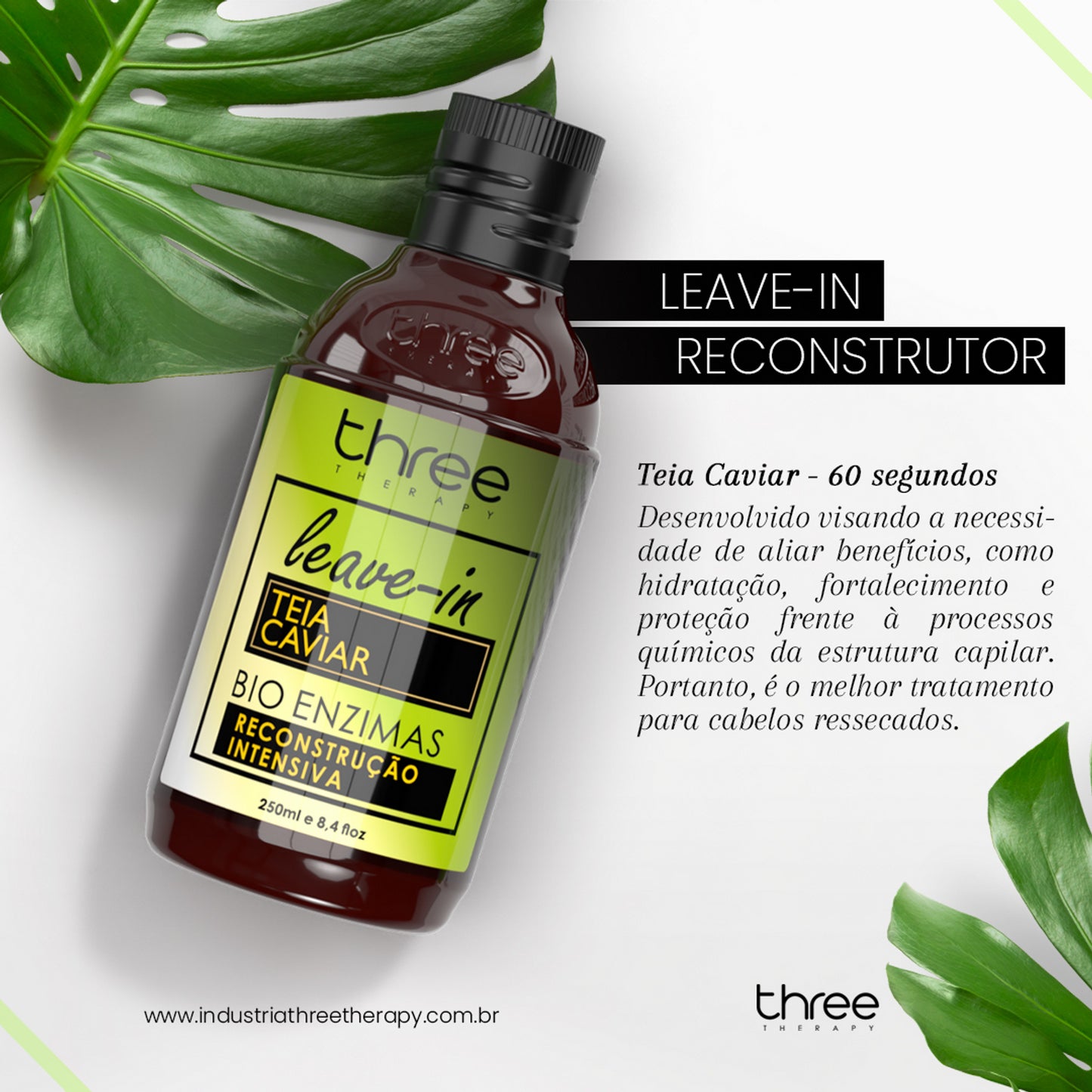 Teia Caviar Evolution kit Reconstrutor 60s 250ml