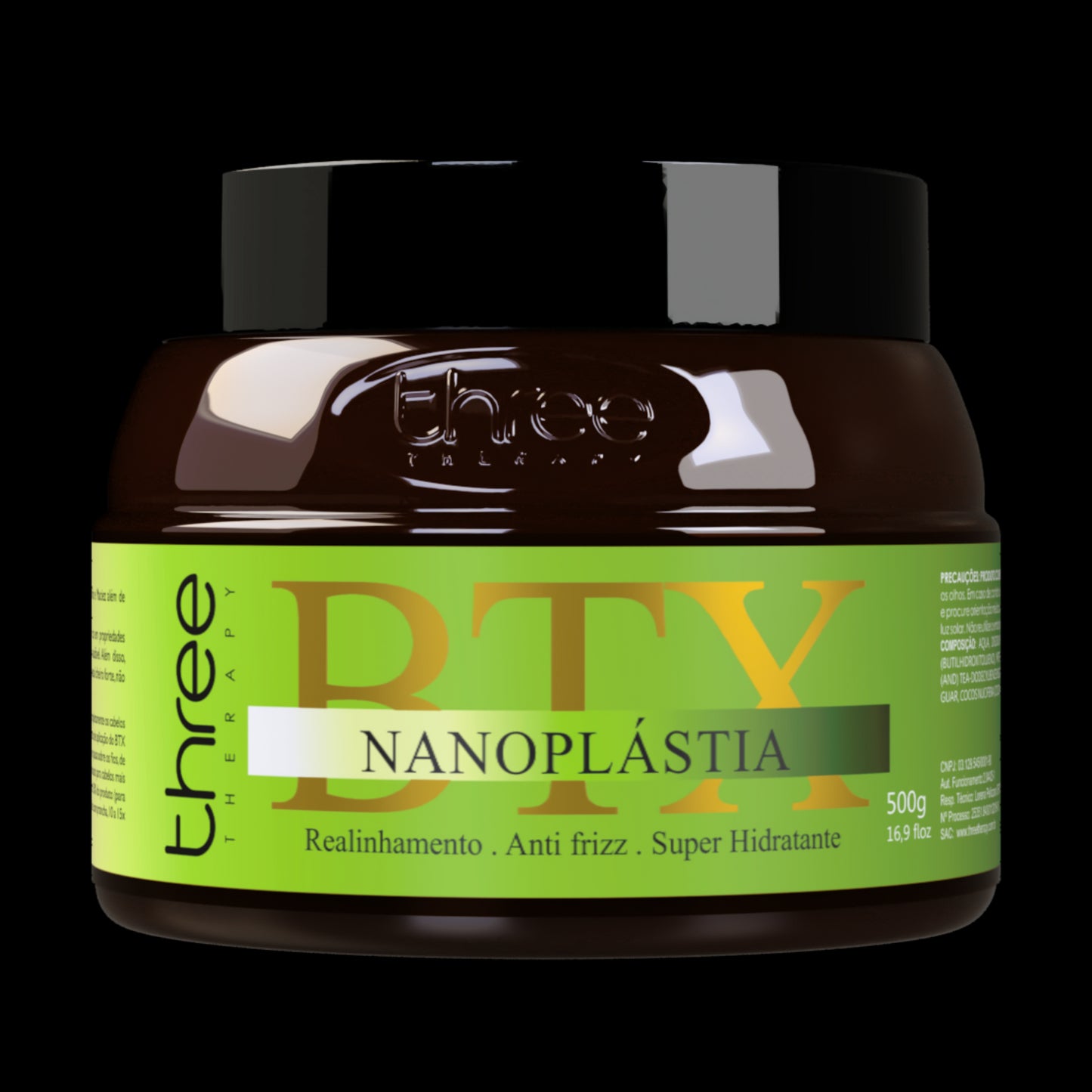 Btx Capilar Orgânico e Sem Formol Three Therapy