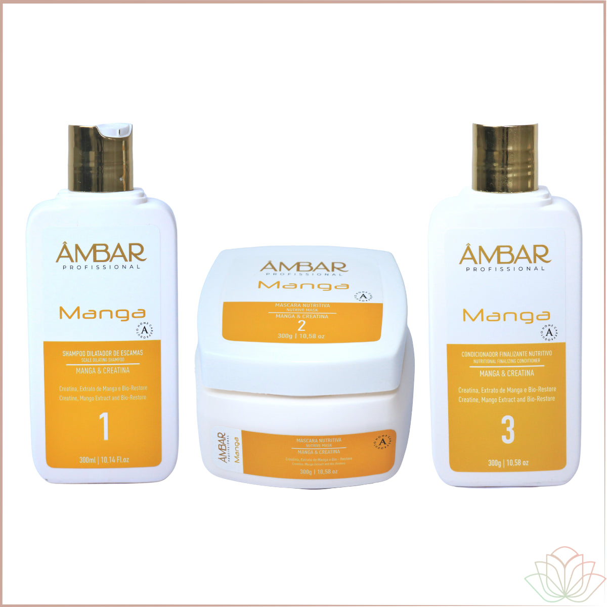Kit Âmbar Manga Nutrição Restauradora
