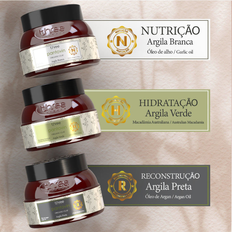 Máscara Hidratação Argila Verde 250g