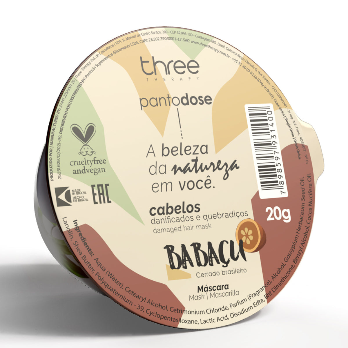 Caixa Pantodose Babaçu 20g 36 Unidade