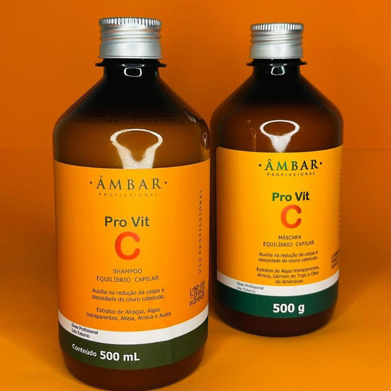 Kit Pro Vit C Âmbar Equilíbrio Capilar