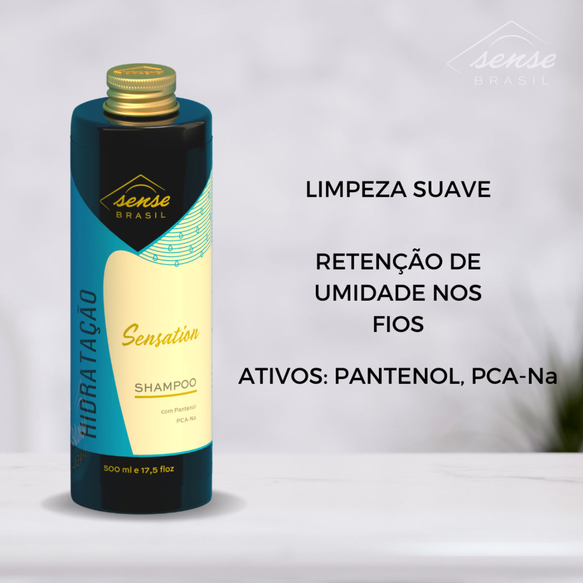 Shampoo Sensation Hidratação e Nutrição 500g