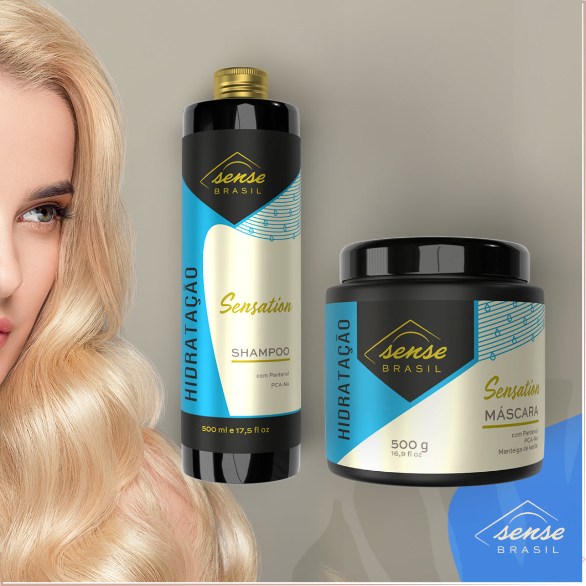 Kit Sensation Hidratação e Nutrição 500g