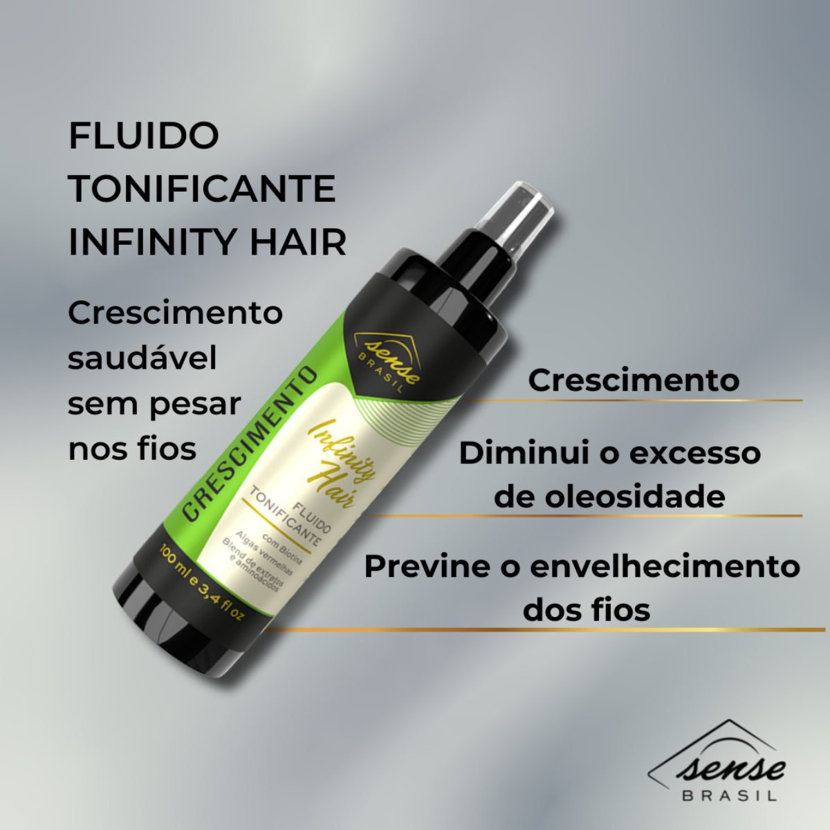 Fluído Tonificante Crescimento 100ml