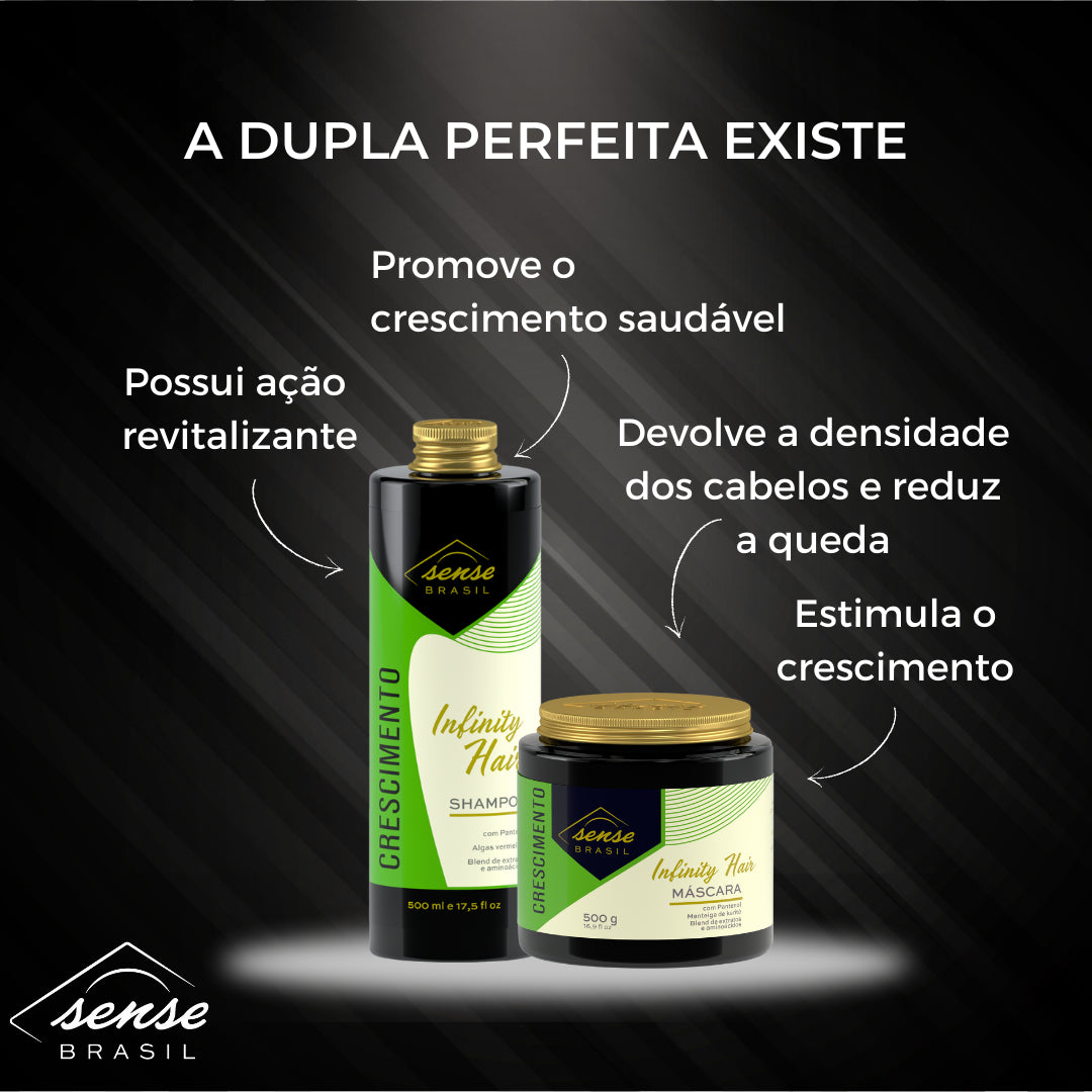 Kit Crescimento Capilar Infinity Hair 500g