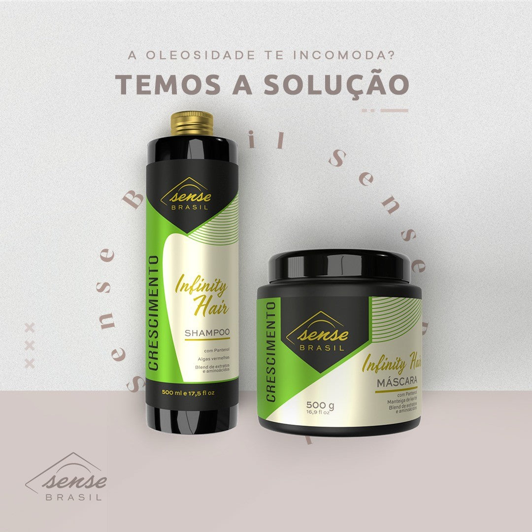 Kit Crescimento Capilar Infinity Hair 500g