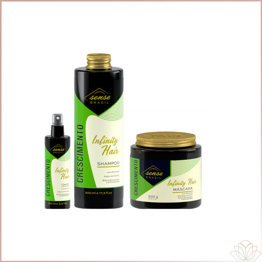 Kit Crescimento Capilar Infinity Hair + Fluido 500g