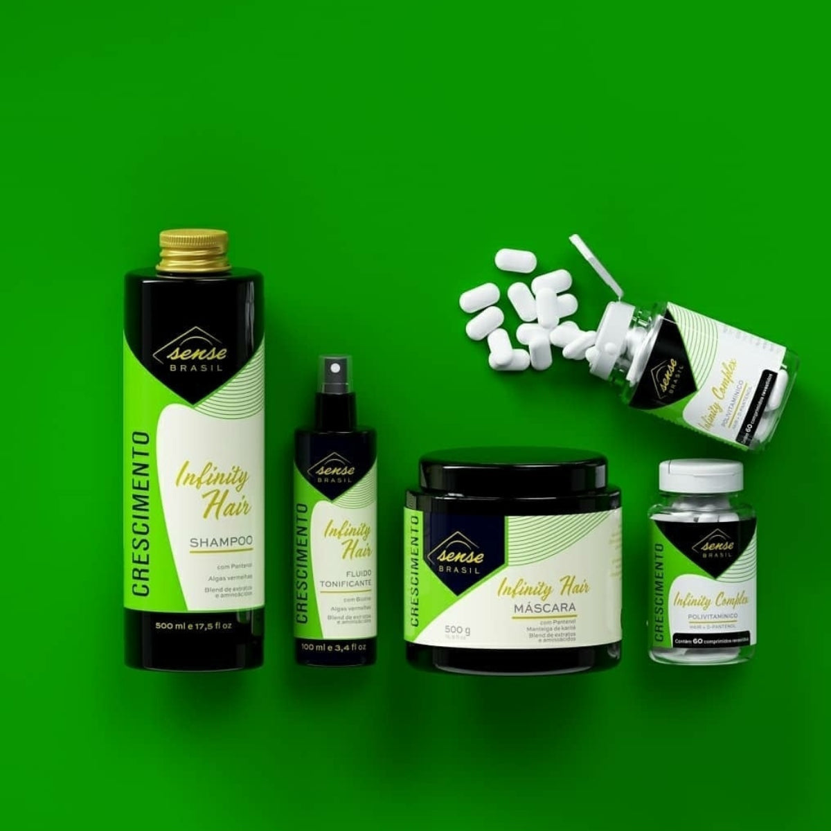 Kit Crescimento Infinity Hair Completo 500g