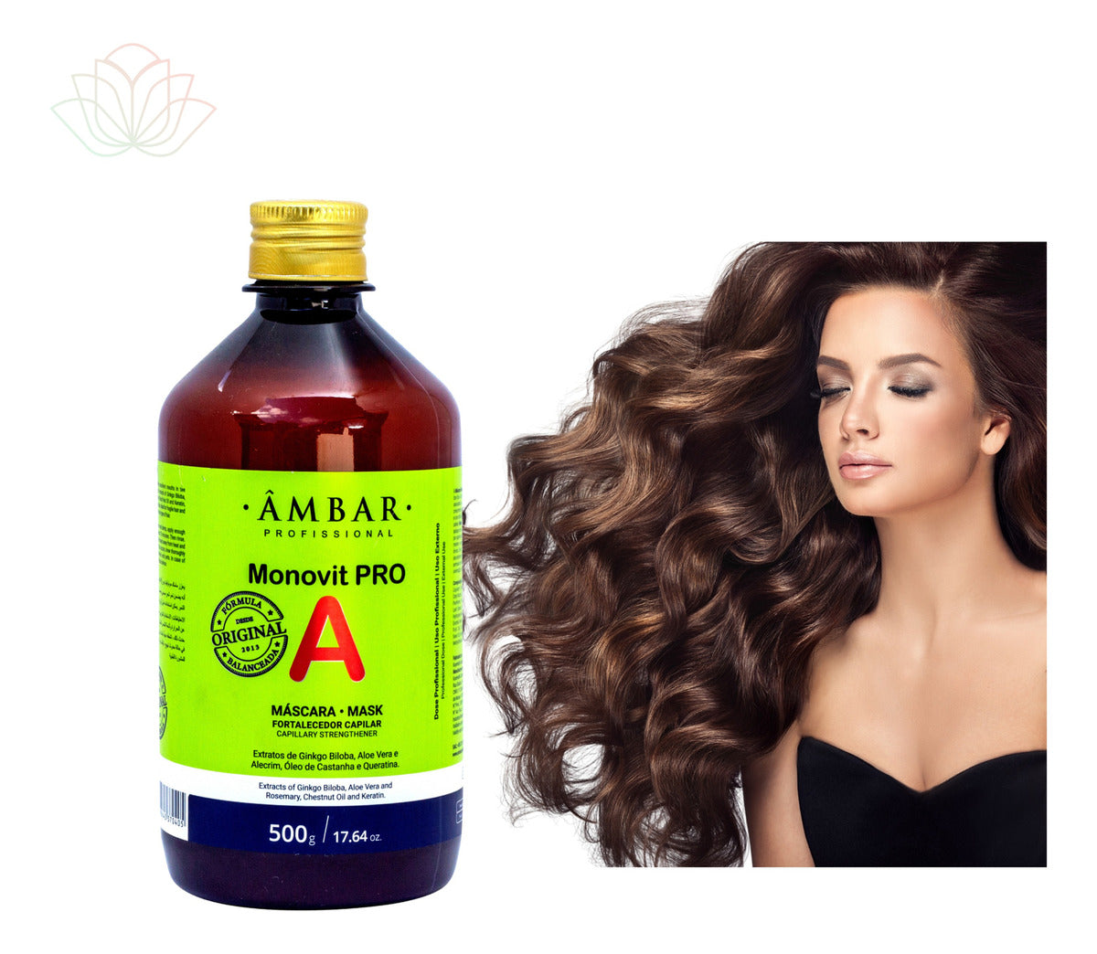 Shampoo E Mascara Monovit Pro A Para Crescimento Fortalecimento Do Cabelo