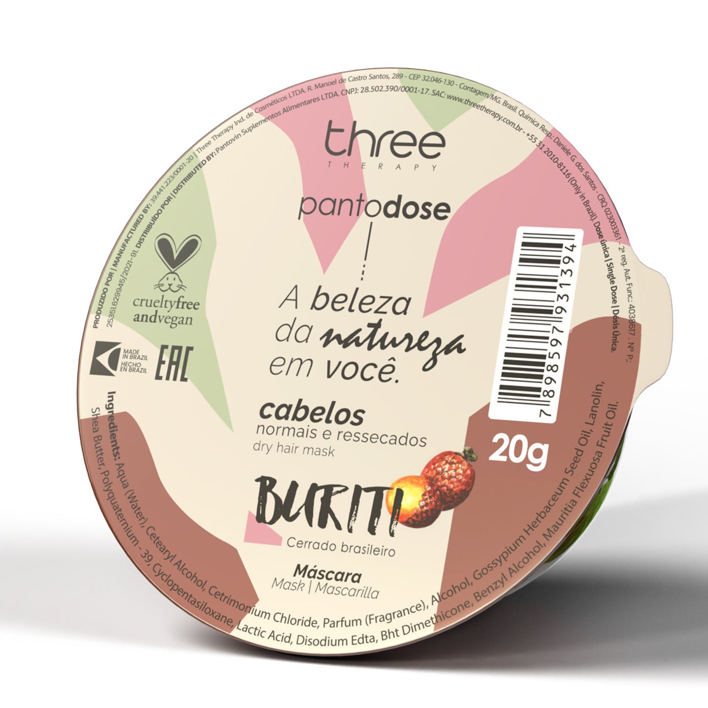 Pantodose Restauração com Buriti 20g 1 Unidades