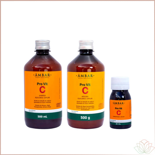 Kit Pro Vit C Âmbar Equilíbrio Capilar