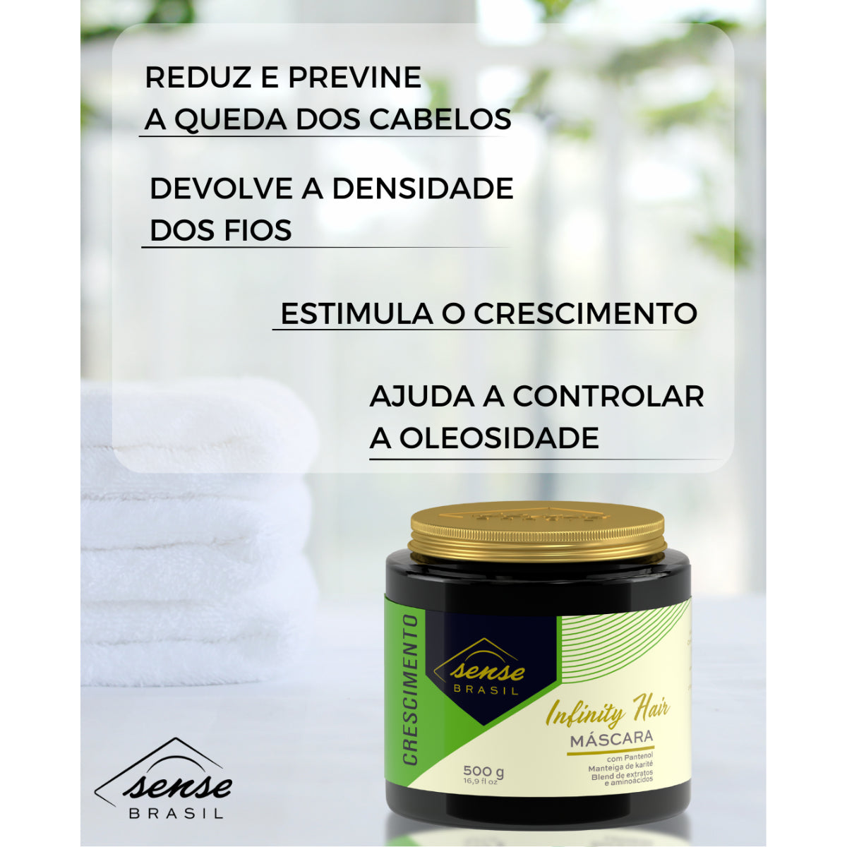 Máscara Infinity Hair Crescimento 250g