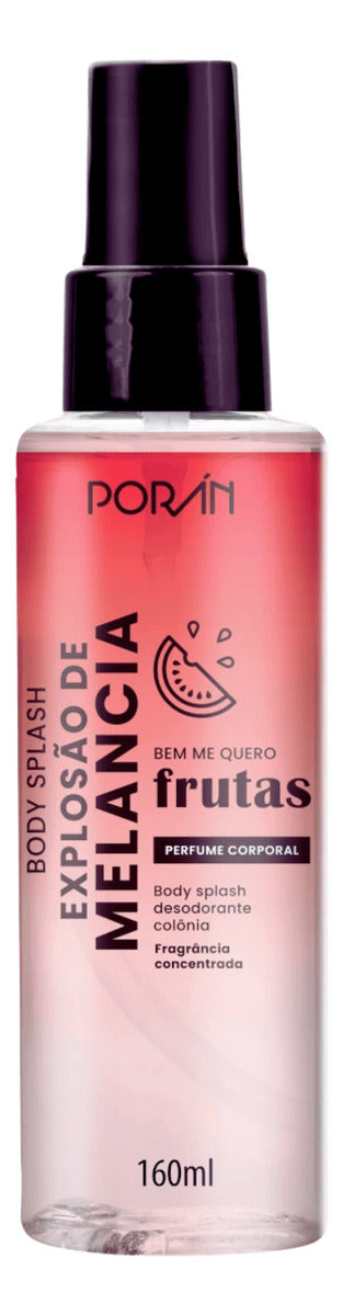 Kit Porán Bem Me Quero Frutas Melancia Hidratação E Perfume - Bem Me Quero Corpo E Rosto Melancia