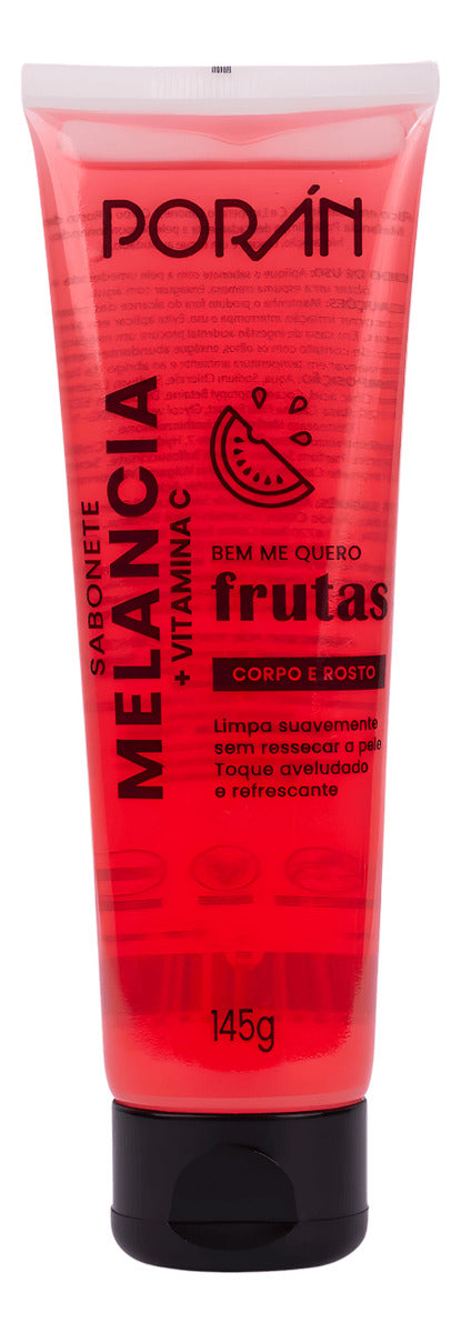 Kit Porán Bem Me Quero Frutas Melancia Hidratação E Perfume - Bem Me Quero Corpo E Rosto Melancia